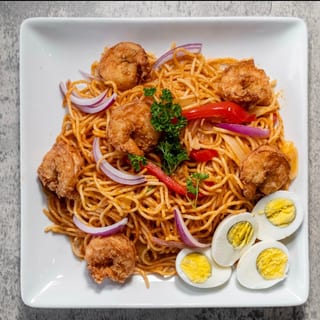 Spaghetti with Shrimp (Large)