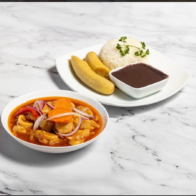 Ragoue and Boiled Plantain only.